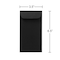 JAM Paper 3.5" x 6.5" Smooth Black Coin Business Envelopes, 50ct.